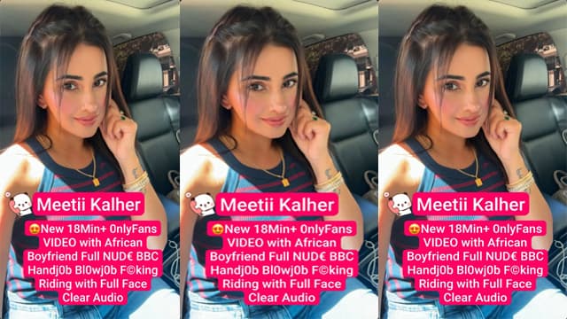 Meetii Kalher New Blowjob & Fucking By African Black Guy