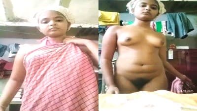 Horny Village Girl Expose Nude Boobs Fucking