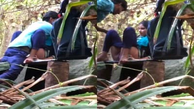 College Couple Quick – Outdoor Fucking Online