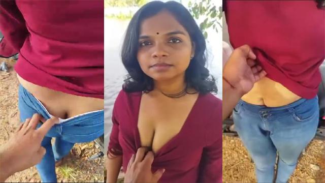 Horny Girlfriend Outdoor Fun With Boyfriend Mamakutty