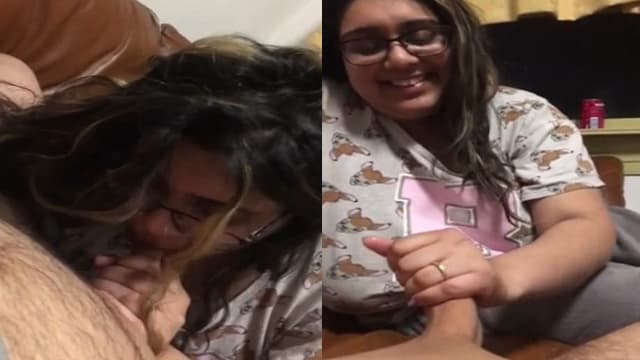 Chashmish Girlfriend Giving Blowjob With BF – desipanu