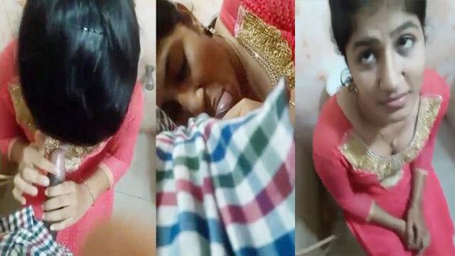 Mallu Babe Sloppy Sucking Desi Big Dick MMS Leak