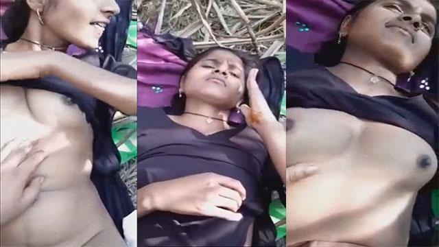 Horny Village Girl Outdoor Fucking